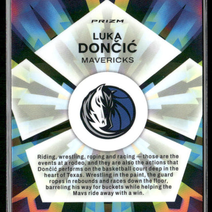 2023-24 Panini Prizm #3 Luka Doncic Kaleidoscopic Prizms Fast Break