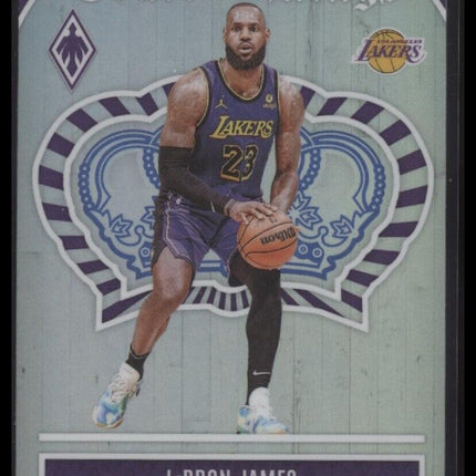 2023-24 Panini Phoenix #16 LeBron James Court of the Kings Silver