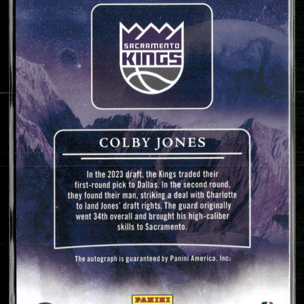 2023-24 Panini Origins #ES-CJK Colby Jones Elevation Signatures #/150