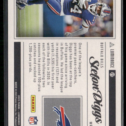 2023 Panini Luminance #17 Stefon Diggs Vestige Blue #/50