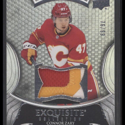 2023-24 Black Diamond #RP-CZ Connor Zary Exquisite Collection Rookies Patch #/99