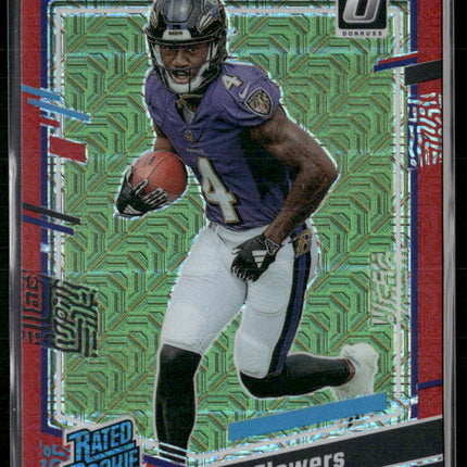 2023 Donruss Optic #210 Zay Flowers Red Mojo