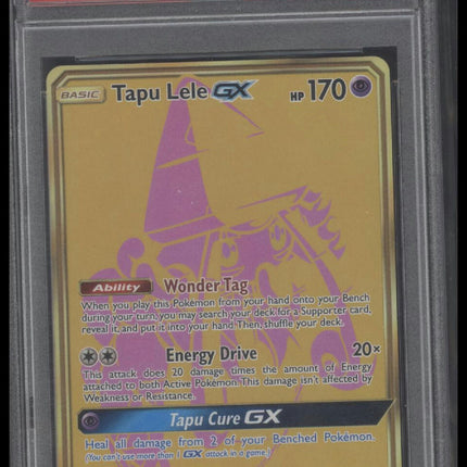 Pokemon Sun & Moon Hidden Fates #SV94 Fa/Tapu Lele Gx Hidden Fates PSA 9