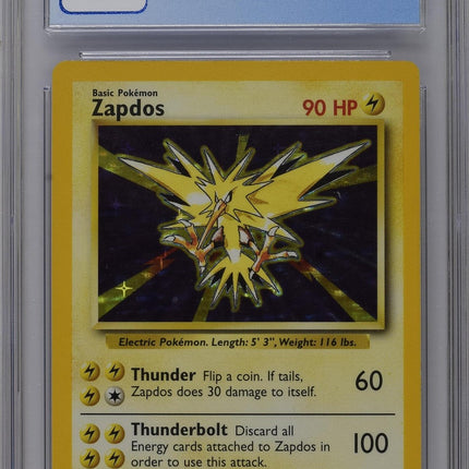 Zapdos 1999 Base Set #16/102 CGC 7