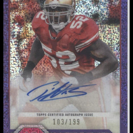 Patrick Willis 2023 Topps Composite #TCA-PW Topps Chrome Autographs /199