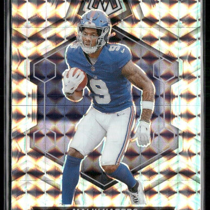 Malik Nabers 2024 Panini Mosaic Silver Mosaic RC #306