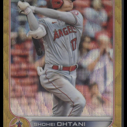 Shohei Ohtani 2022 Topps Chrome #1 Gold Refractor #/50