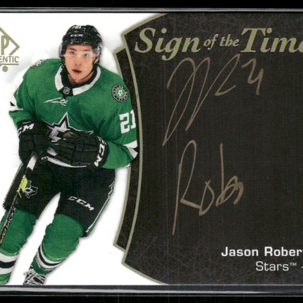 Jason Robertson BLACK /49 💎 2023-24 SP Authentic Sign Of The Times Update Auto