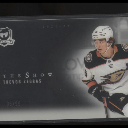 2021-22 Upper Deck The Cup #SB-31 Trevor Zegras The Show Black #/99