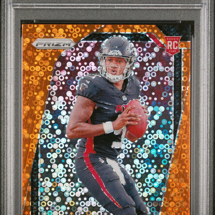 Michael Penix Jr. 2024 Panini Prizm #378 Disco Prizm PSA 10
