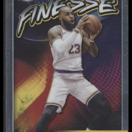 2023-24 Topps Chrome #F-11 LeBron James Finesse
