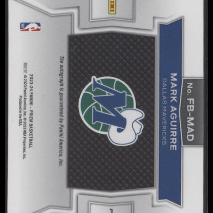 2023-24 Panini Prizm #FB-MAD Mark Aguirre Fast Break Autographs