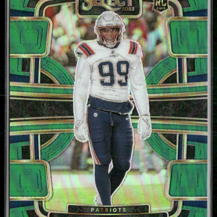 2023 Panini Select #69 Keion White Green Prizms #/5