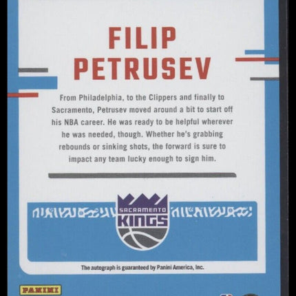 2023-24 Donruss #297 Filip Petrusev Rated Rookies Signatures Choice
