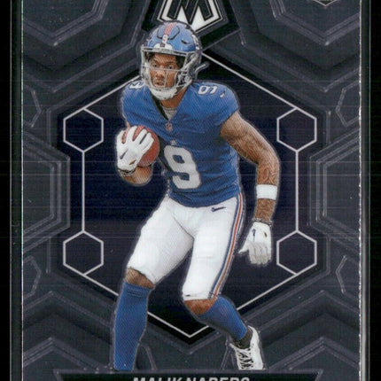 2024 Panini Mosaic Malik Nabers Rookie Base Card Giants!!