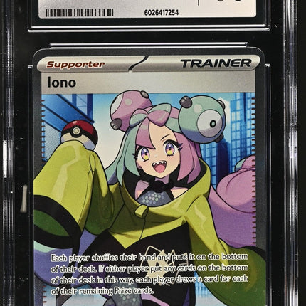 Iono 2024 Black Star Promos #124 CGC 10