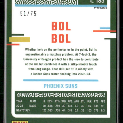 2023-24 Donruss Optic #183 Bol Bol Fast Break Red #/75