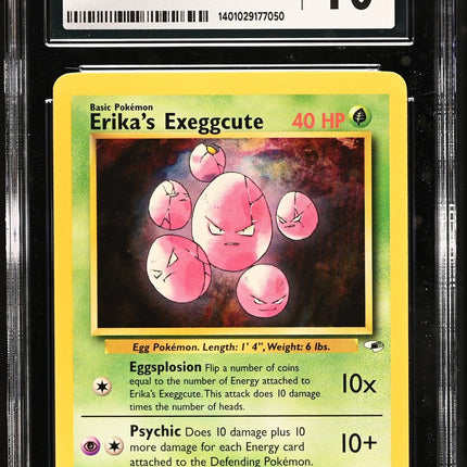 Erika's Exeggcute 2000 Gym Heroes #77/132 CGC 10
