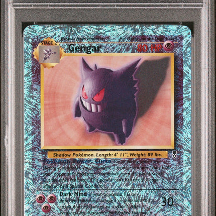 Gengar-Rev.Foil 2002 Pokemon Legendary Collection #11 Legendary Collection PSA 7