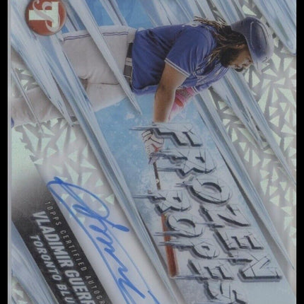 2024 Topps Pristine #FRA-VG Vladimir Guerrero Jr. Frozen Ropes Autographs