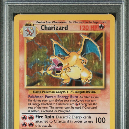 1999 Pokemon Game #4 Charizard-Holo PSA 6