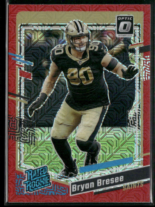2023 Donruss Optic #276 Bryan Bresee Red Mojo