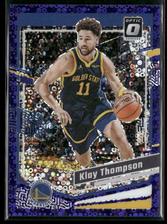 2023-24 Donruss Optic #189 Klay Thompson Fast Break Purple #/99