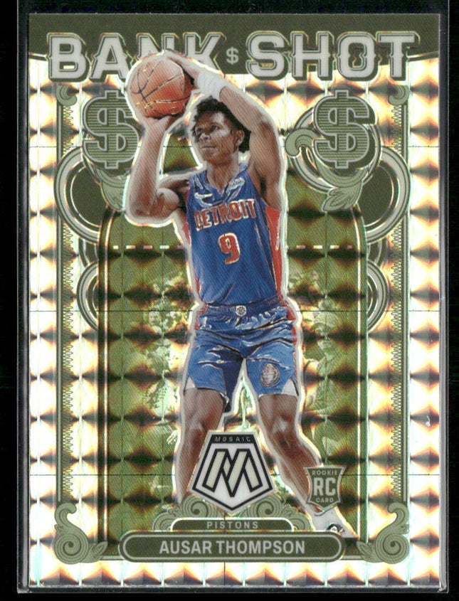 2023-24 Panini Mosaic #7 Ausar Thompson Bank Shot Mosaic Prizm