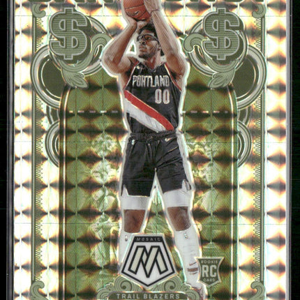 2023-24 Panini Mosaic #18 Scoot Henderson Bank Shot Mosaic Prizm