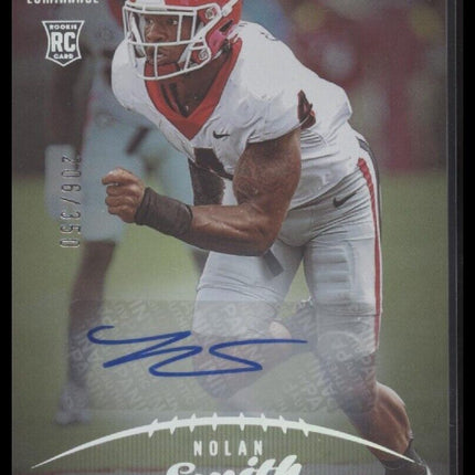 2023 Panini Luminance #161 Nolan Smith Autographs #/350
