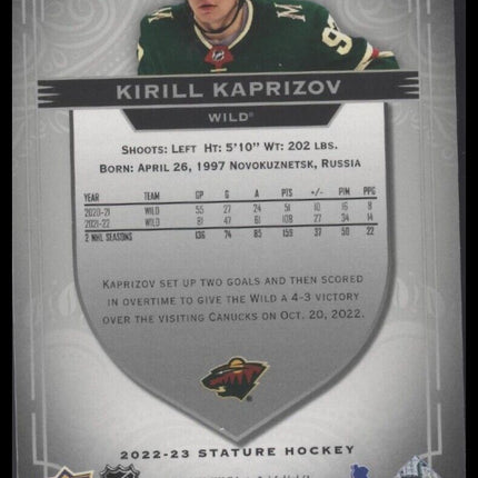 2022-23 Upper Deck Stature #98 Kirill Kaprizov