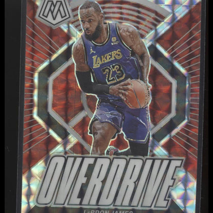2023-24 Panini Mosaic #13 LeBron James Overdrive