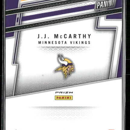 2024 Panini National VIP #RC16 J.J. McCarthy Rookies Prizm