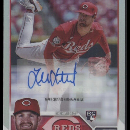 2023 Topps Chrome Update #AC-LS Levi Stoudt Autographs Refractor #/499