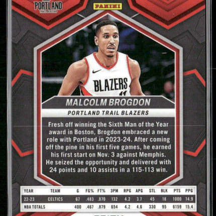 2023-24 Panini Mosaic #190 Malcolm Brogdon Blue #/199