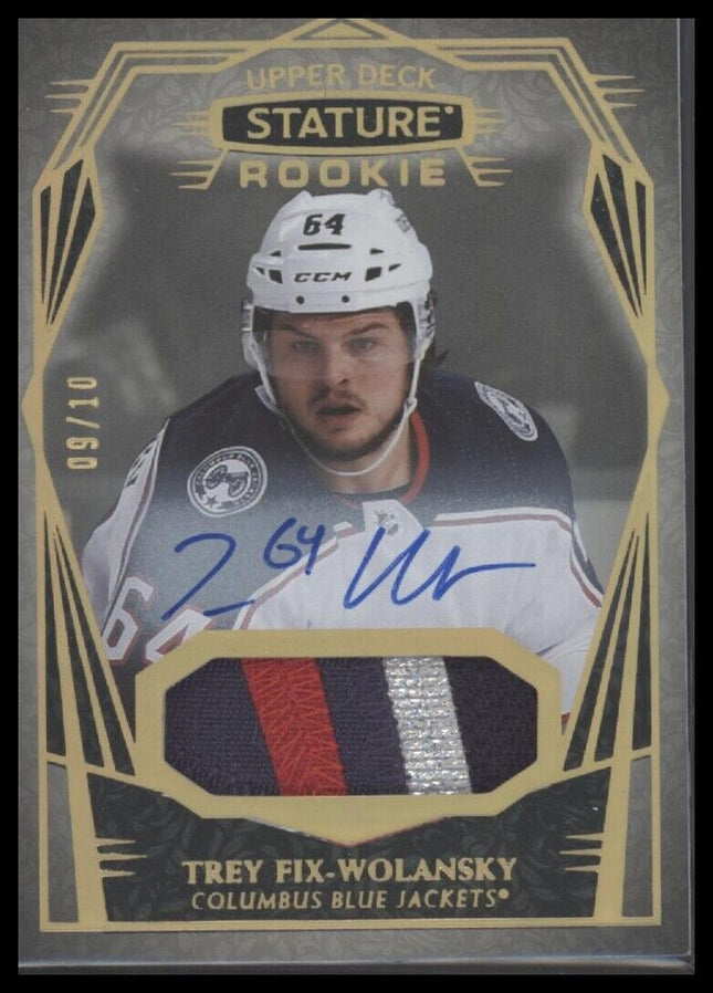 2022-23 Stature #168 Trey Fix-Wolansky Auto Patch Design-Photo Variant #/10
