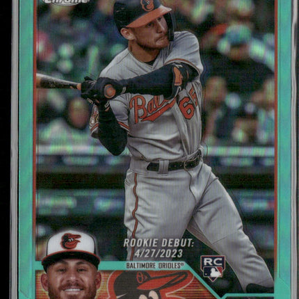 2023 Topps Chrome Update #USC122 Joey Ortiz Aqua #/199