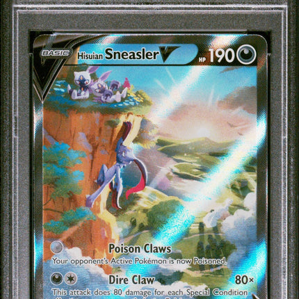 Fa/Hisuian Sneasler V 2022 Pokemon Sword & Shield Astral Radiance PSA 10