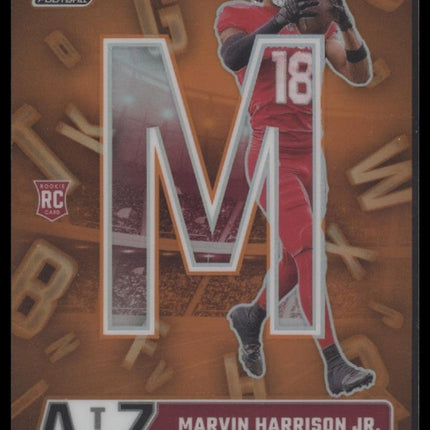 Marvin Harrison Jr. 2024 Panini Zenith #13 A to Z Orange