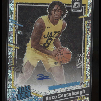 2023-24 Donruss #292 Brice Sensabaugh Rated Rookies Signatures Choice