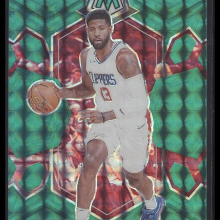 2023-24 Panini Mosaic #50 Paul George Teal #/75