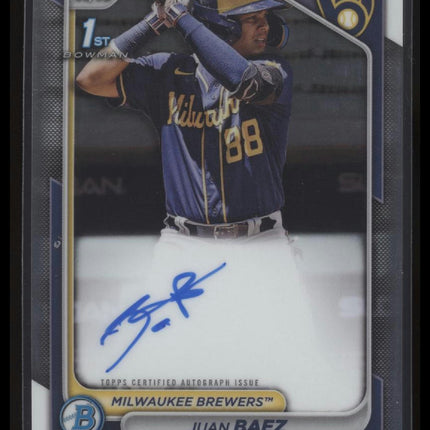 2024 Bowman Chrome #CPA-JBA Juan Baez Prospects Autographs