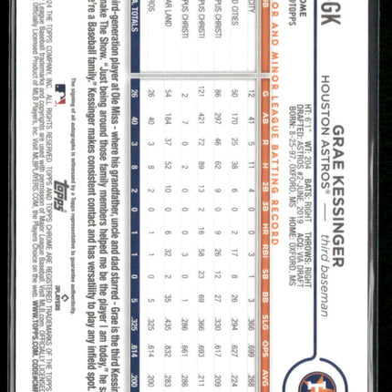 2024 Topps Chrome #RA-GK Grae Kessinger Rookie Autographs