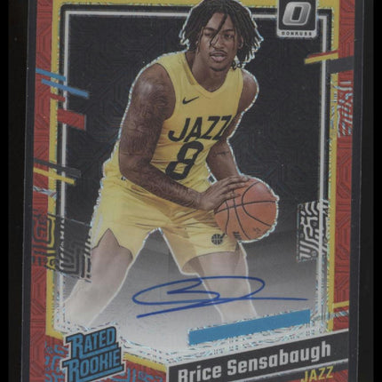 2023-24 Donruss #288 Brice Sensabaugh Rated Rookies Signatures