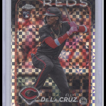 Elly De La Cruz 2024 Topps Chrome #44 X-Fractors
