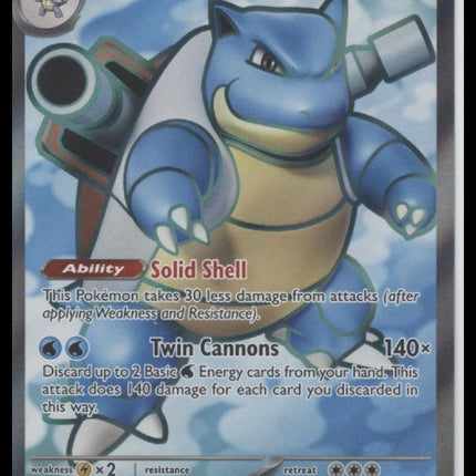 Blastoise ex SV: Scarlet & Violet 151 #184/165