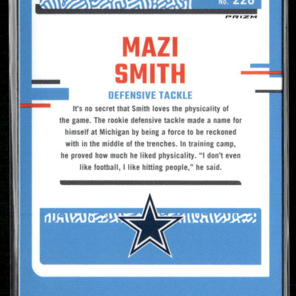 2023 Donruss Optic #228 Mazi Smith Red Mojo