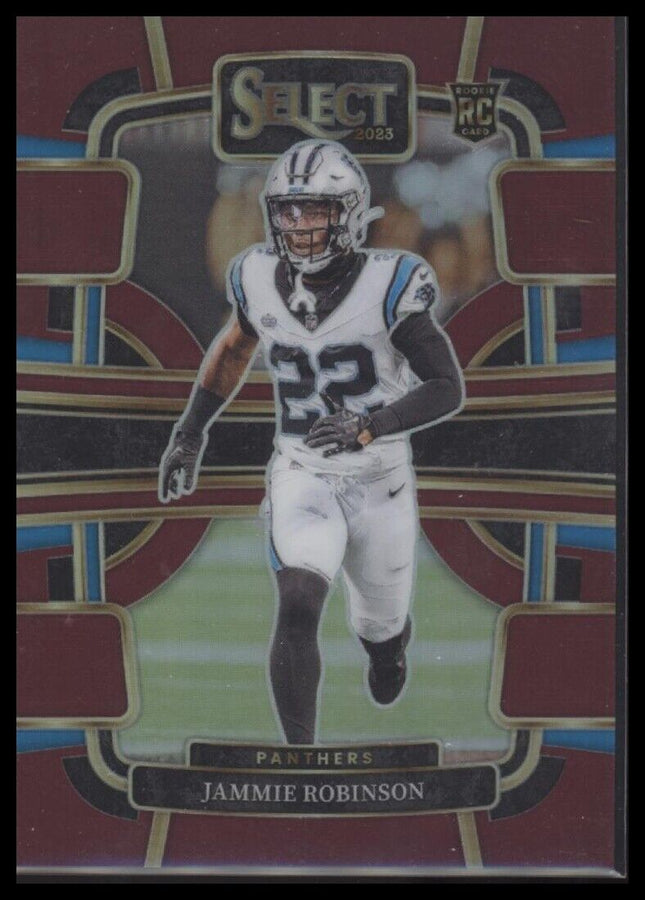 2023 Panini Select #15 Jammie Robinson Maroon Prizms /149