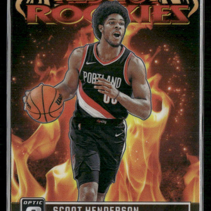 2023-24 Donruss Optic #9 Scoot Henderson Red Hot Rookies