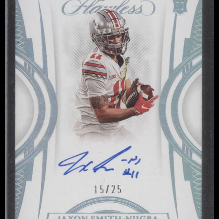 Jaxon Smith-Njigba 2023 Panini Flawless Collegiate #97 #/25